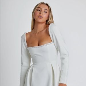 Odd Muse The Ultimate Muse Pearl Dress White